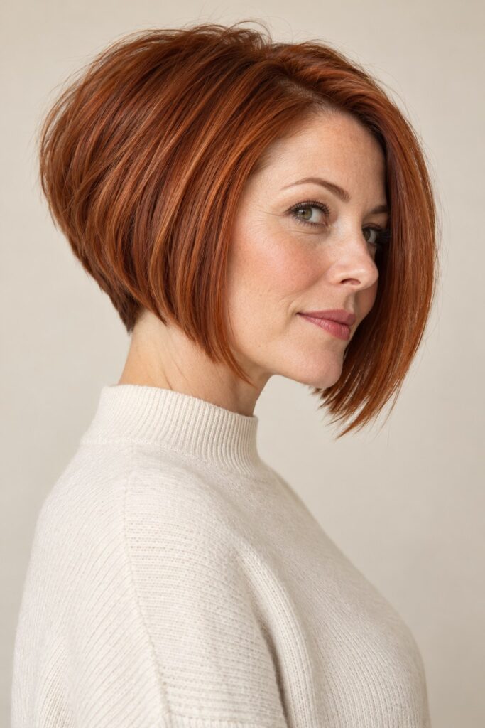 Inverted Stacked Bob