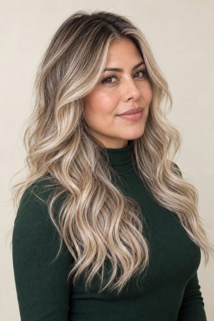 Frosted Blonde Balayage