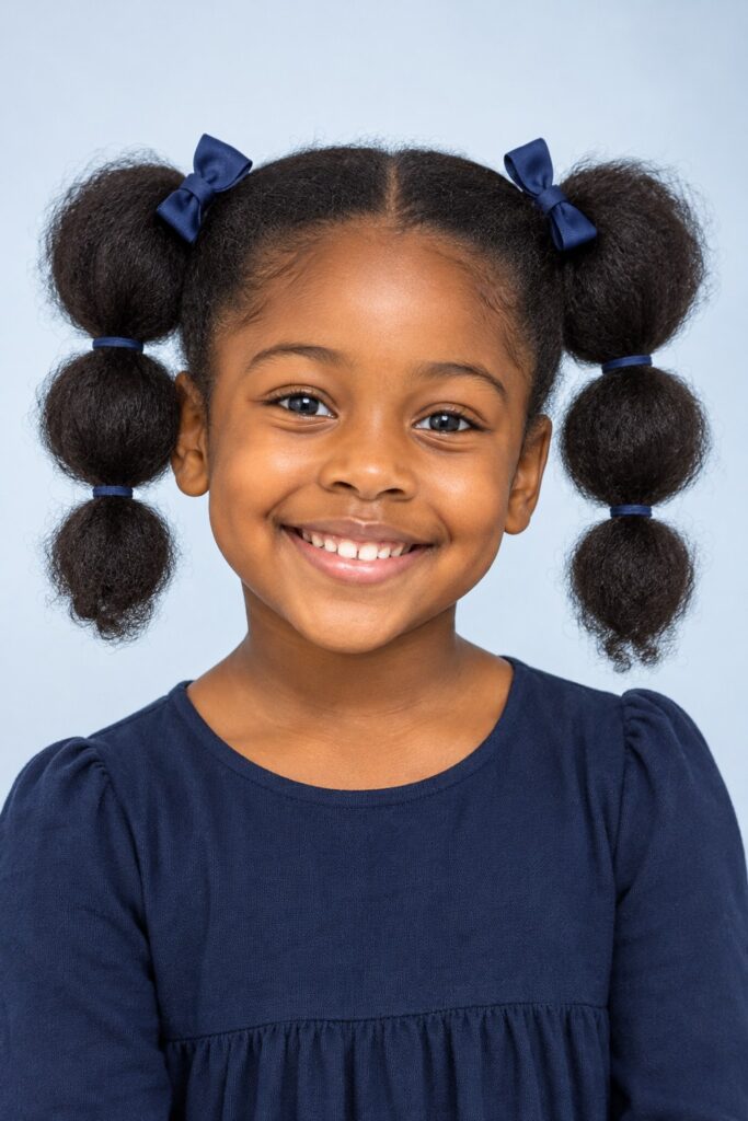 Bubble Ponytails