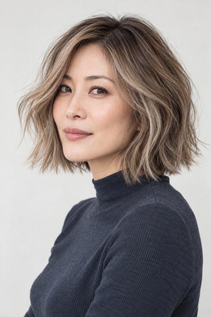 Smoky Blonde Highlights