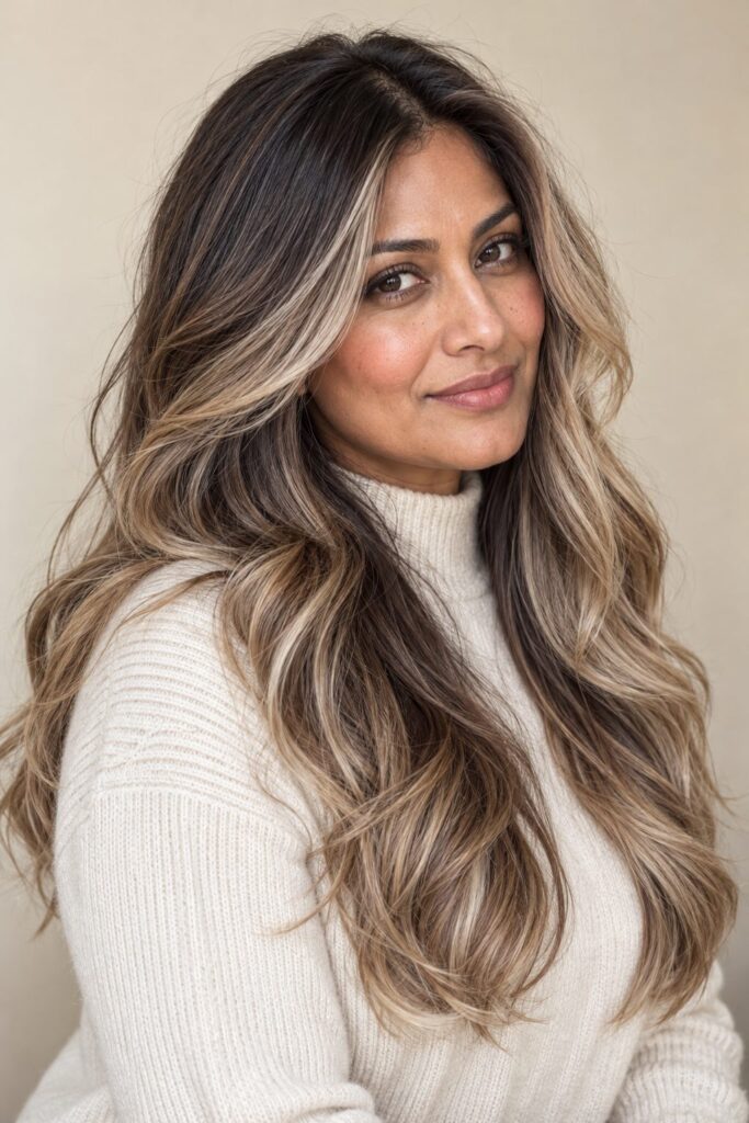 Winter Bronde Balayage