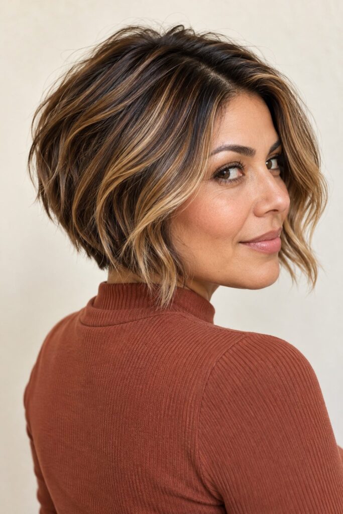 Highlighted Stacked Bob