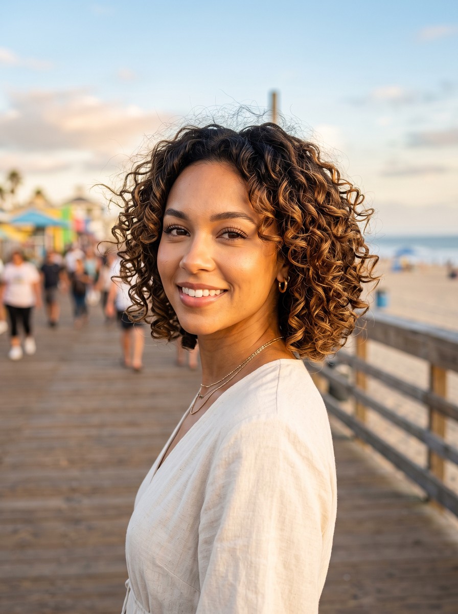 Shadow-Root Curly Bob