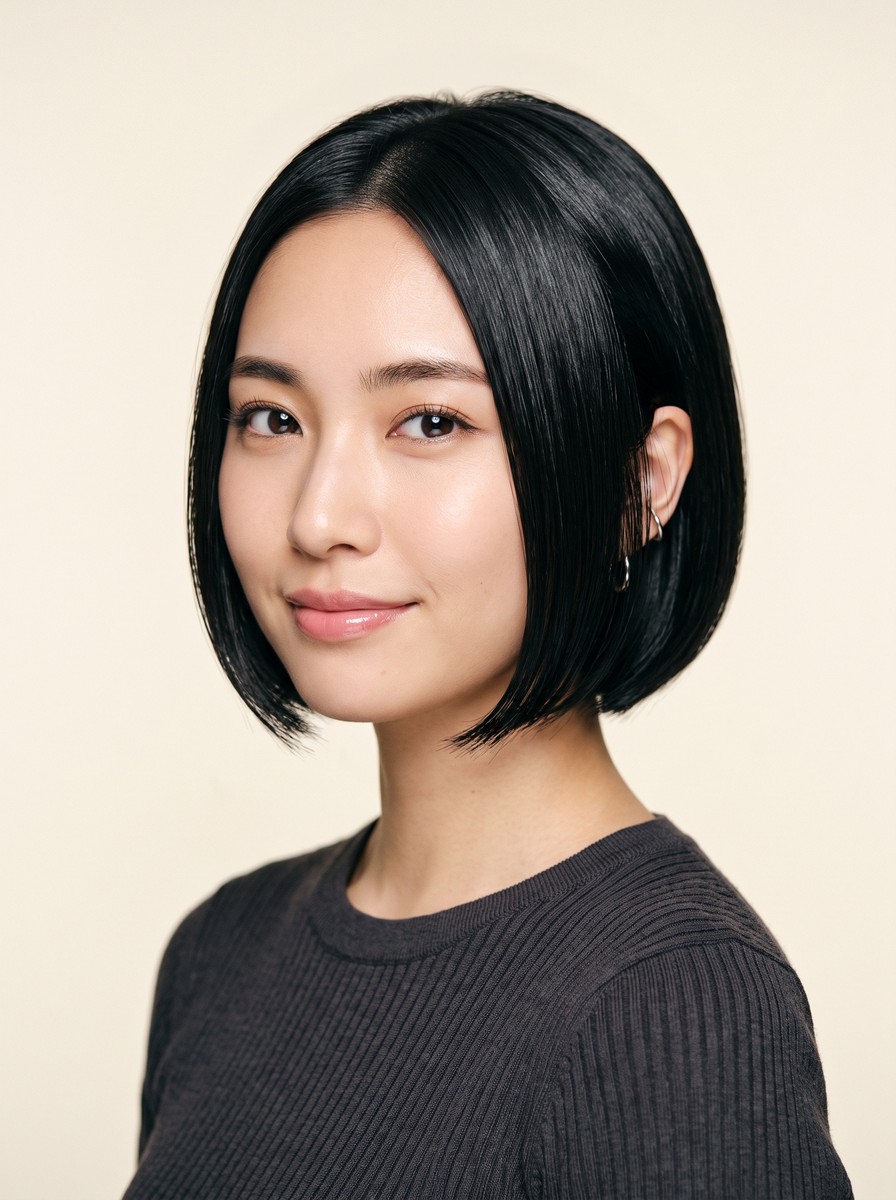 Point-Cut Sleek Straight Bixie