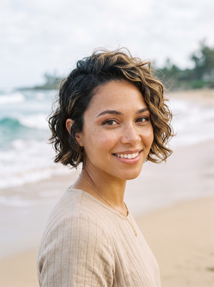 Air-Dried Loose-Wave Bixie