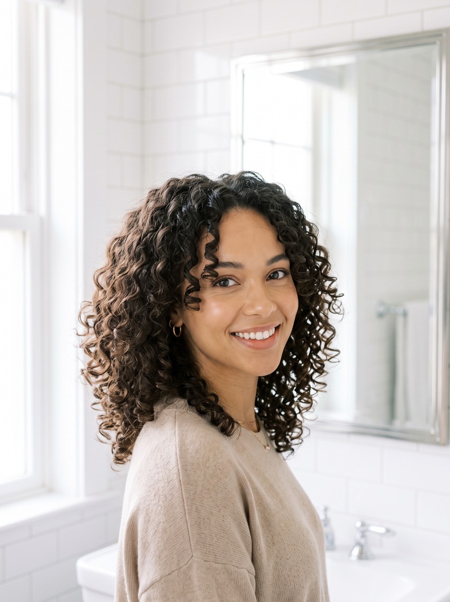 Dry-Cut Butterfly for Fine Curls