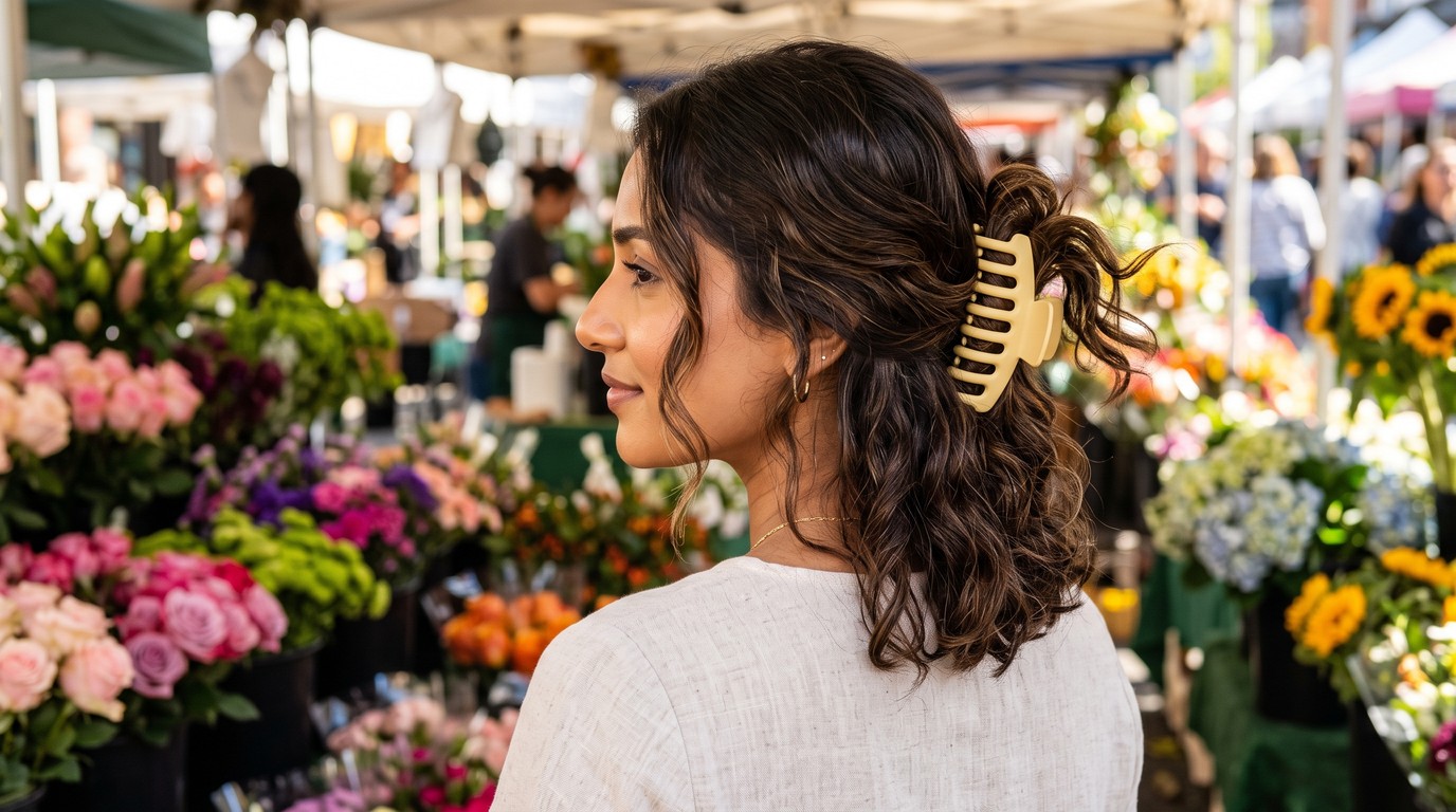 Claw Clip Hairstyles, From Mini-Clip Half-Ups to Jumbo-Clip Curly Puffs
