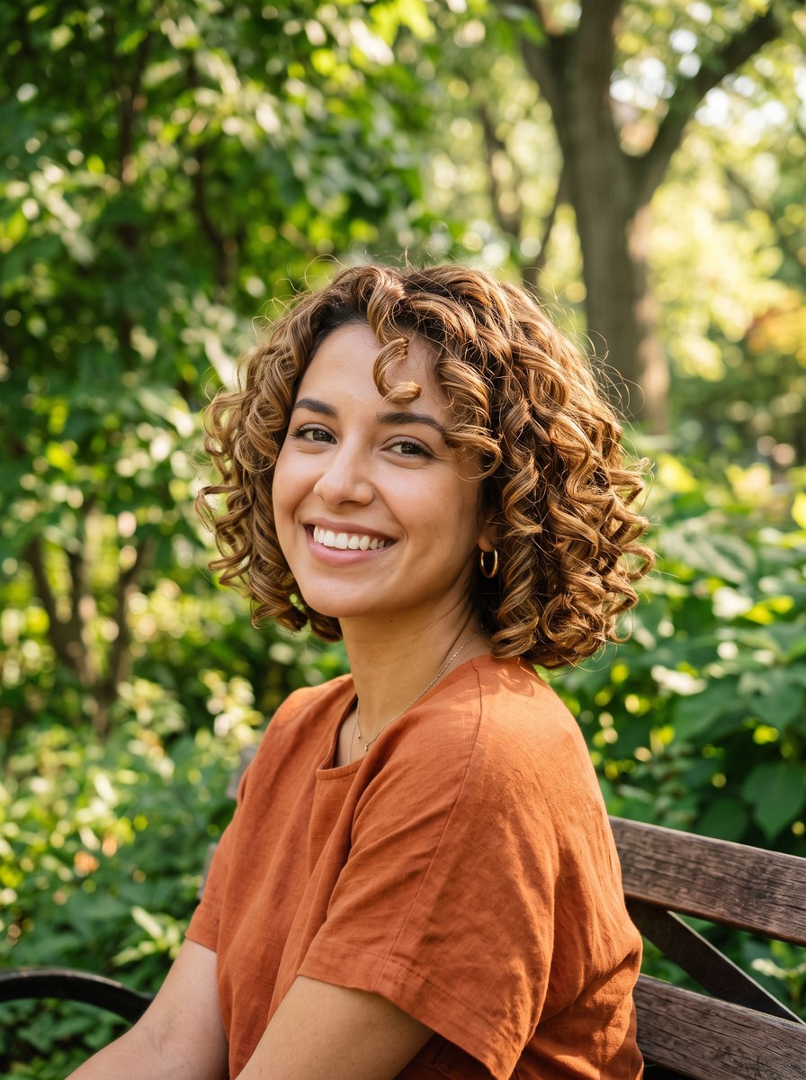3A Loose-Ringlet Butterfly Bob
