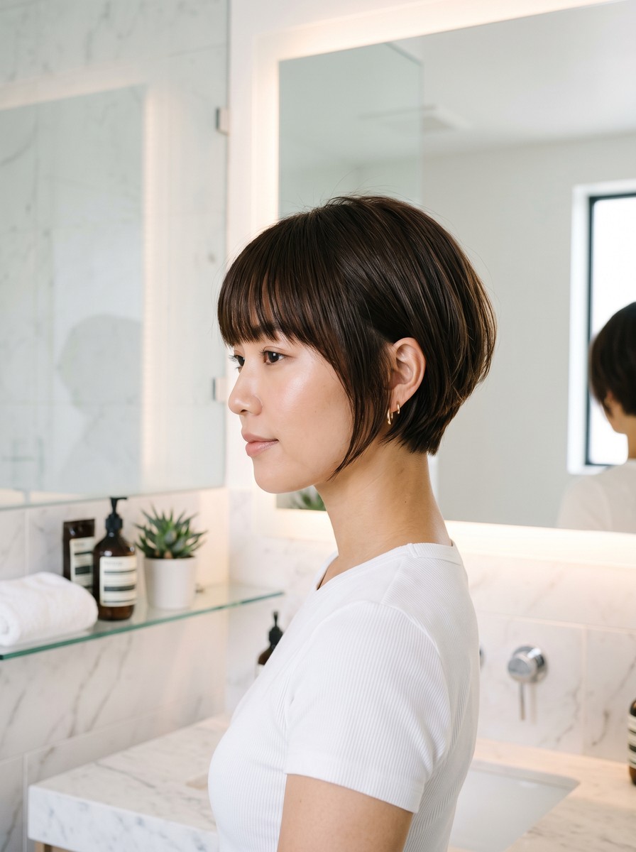 Graduated-Nape French Bob