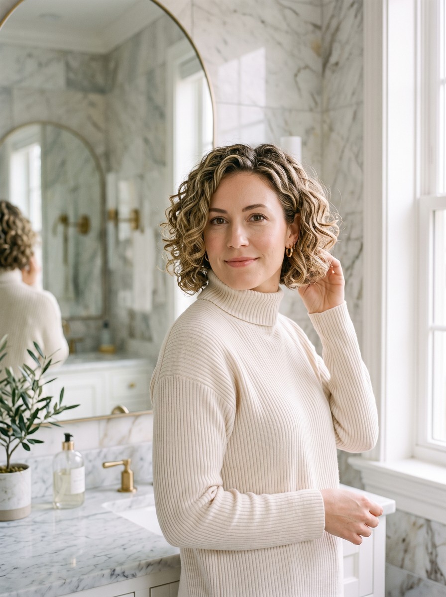 Tapered-Nape 3A Bob Without Bangs