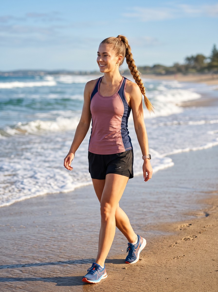 High Braided Ponytail for Long Runs