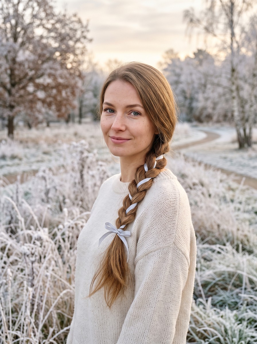 Matching Family Ribbon Side Braid