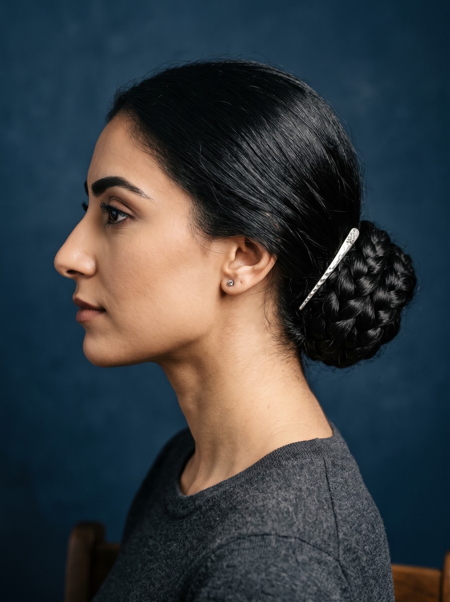 Candle-Lighting Compact Braided Bun