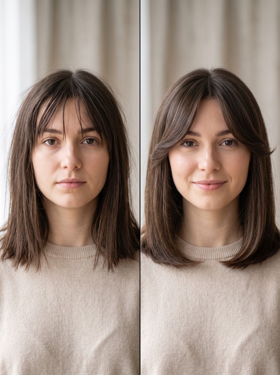 How to Blow Dry Curtain Bangs at Home for Lifted Roots and a Soft Sweep That Lasts