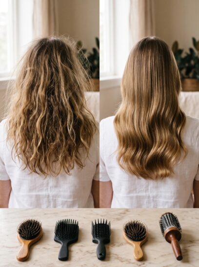 How to Choose a Hairbrush for Your Hair Type, From Boar Bristles to the Right Round Brush Size
