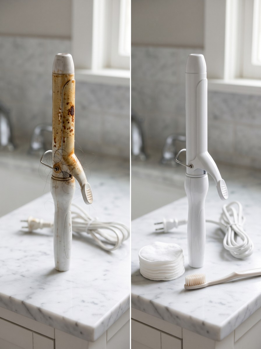 How to Clean a Curling Iron and Your Other Hot Tools, From Sticky Barrels to a Clogged Hot Air Brush Filter