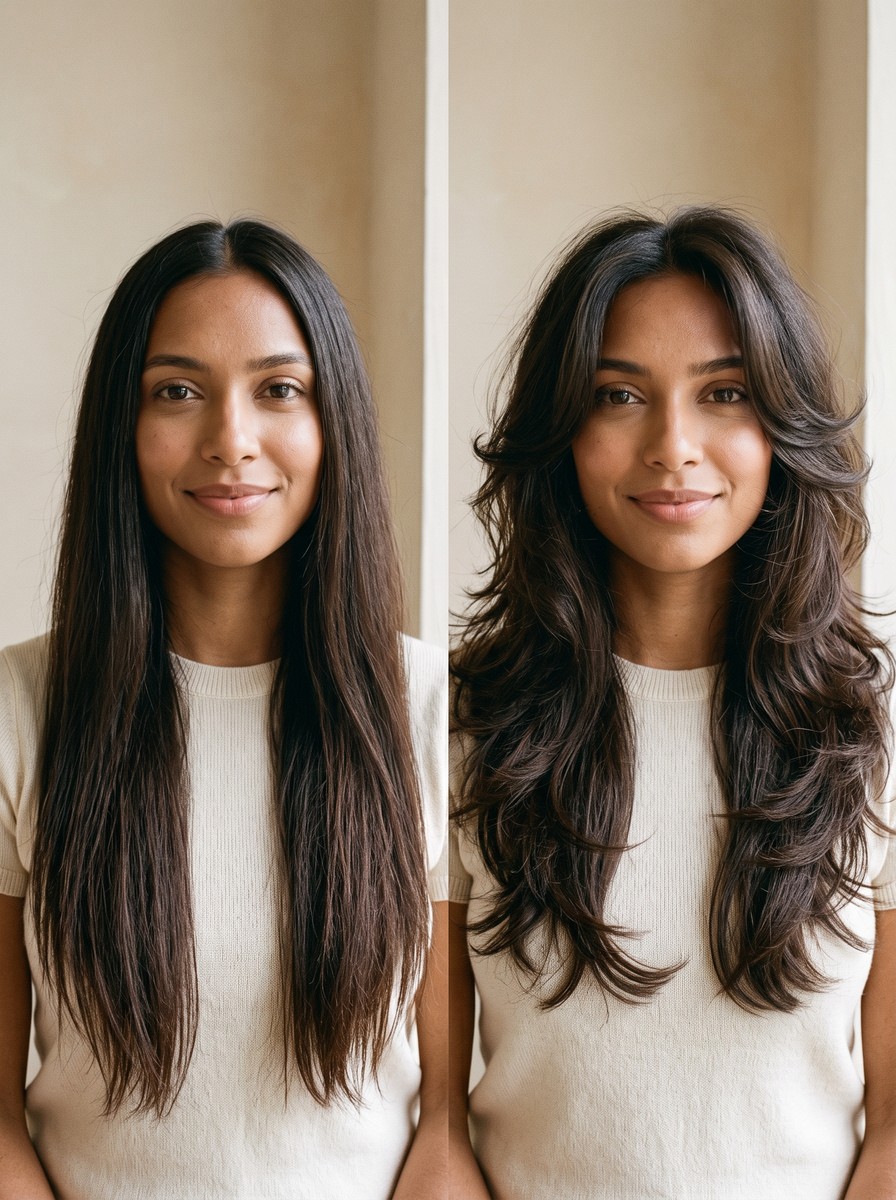 How to Do a Butterfly Haircut at Home With the Two-Ponytail Method