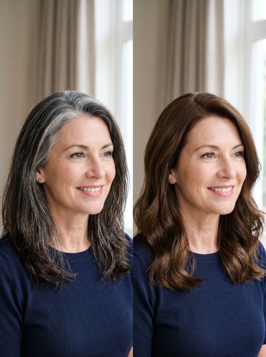 How to Dye Gray Hair at Home for Full, Natural Coverage
