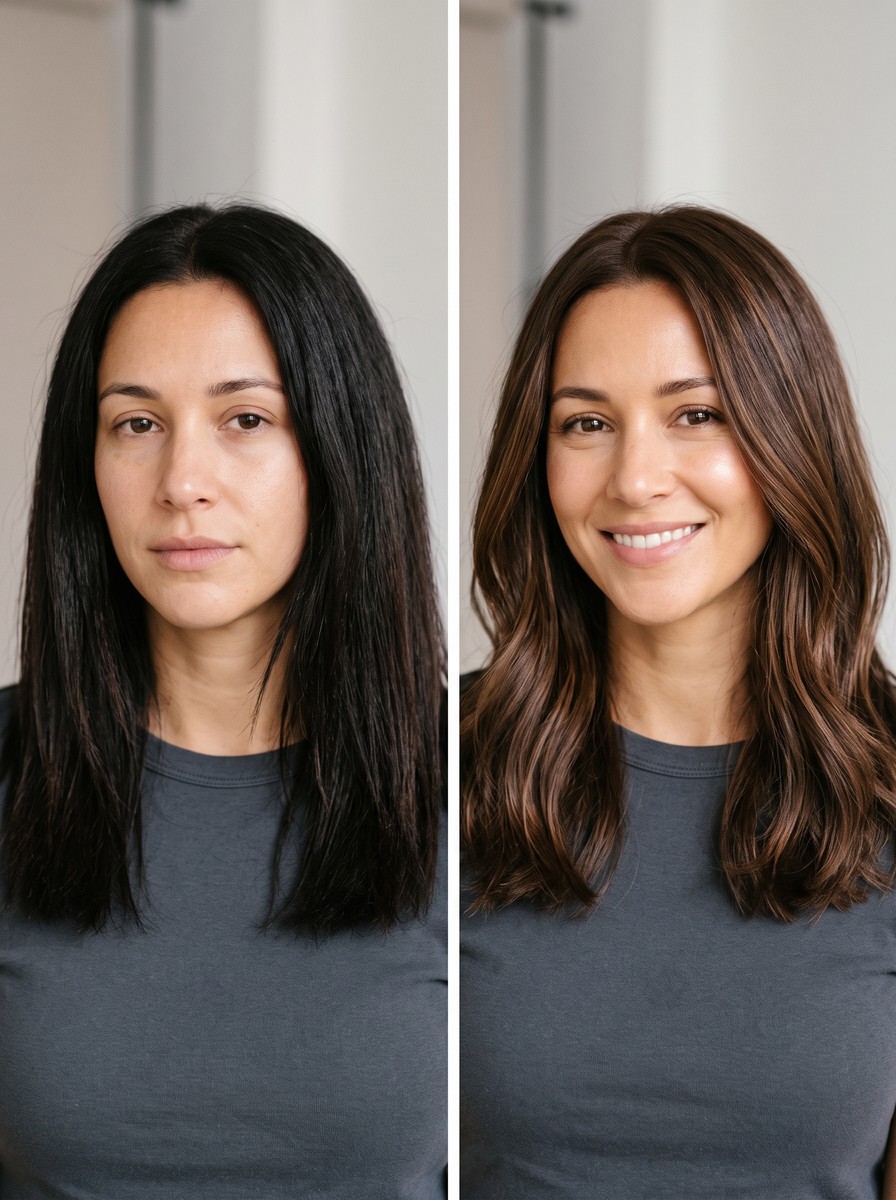 How to Fix Hair Dye That Came Out Too Dark at Home, Gentlest Fix First