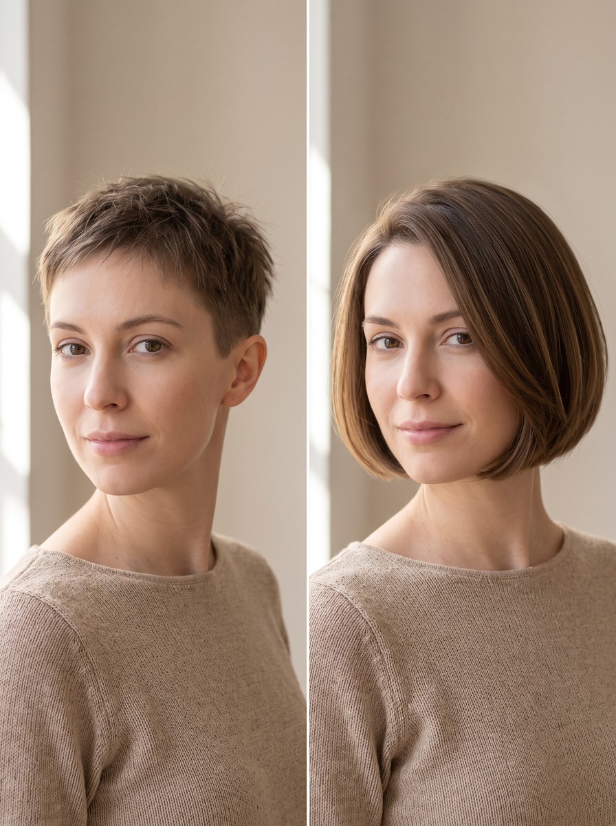 How to Grow Out a Pixie Cut Without the Mullet or Mushroom Phase