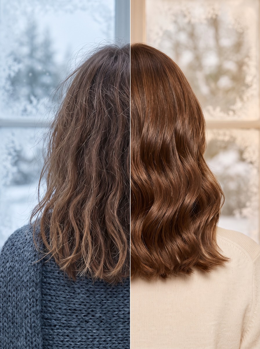 How to Prevent Winter Hair Dryness at Home: A Cold-Weather Routine for Soft, Shiny Hair