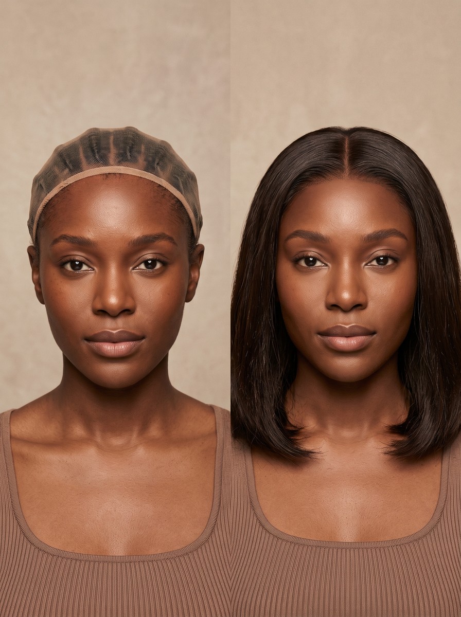 How to Put On a Glueless Wig at Home, From Flat Prep to a Secure, Seamless Hairline