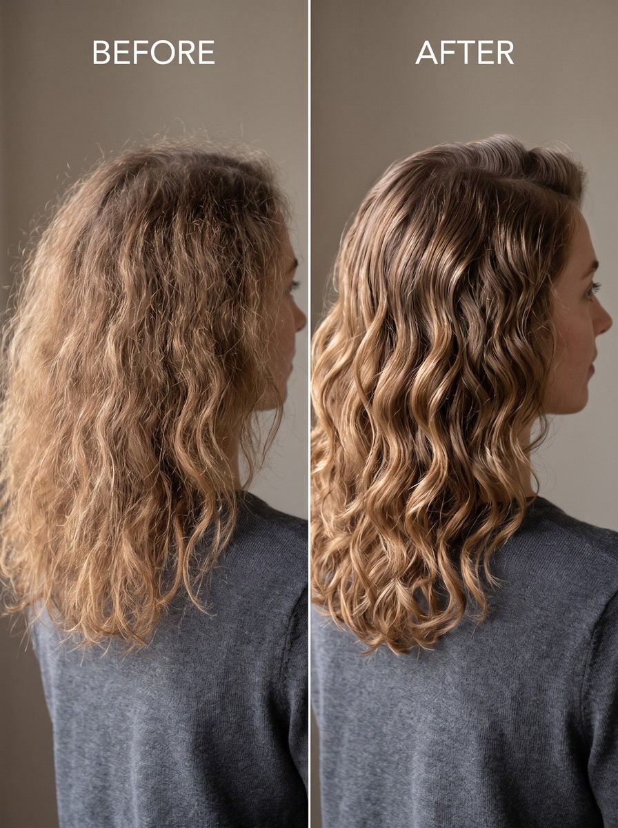 How to Scrunch Wavy Hair for Defined, Frizz-Free Waves, From Soaking-Wet Styling to Scrunching Out the Crunch
