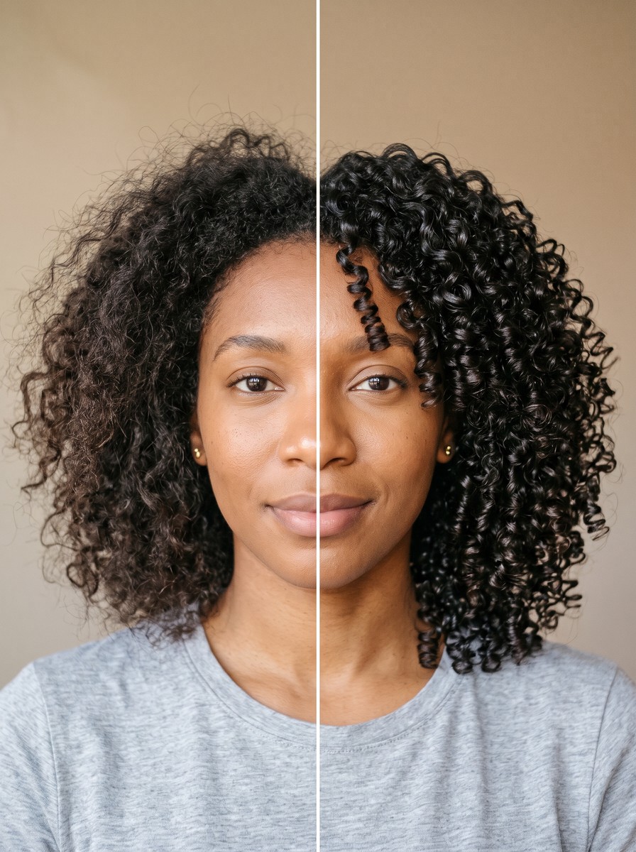 How to Squish to Condish for Defined, Frizz-Free Curls, From Slippery Conditioner to a Hands-Off Dry