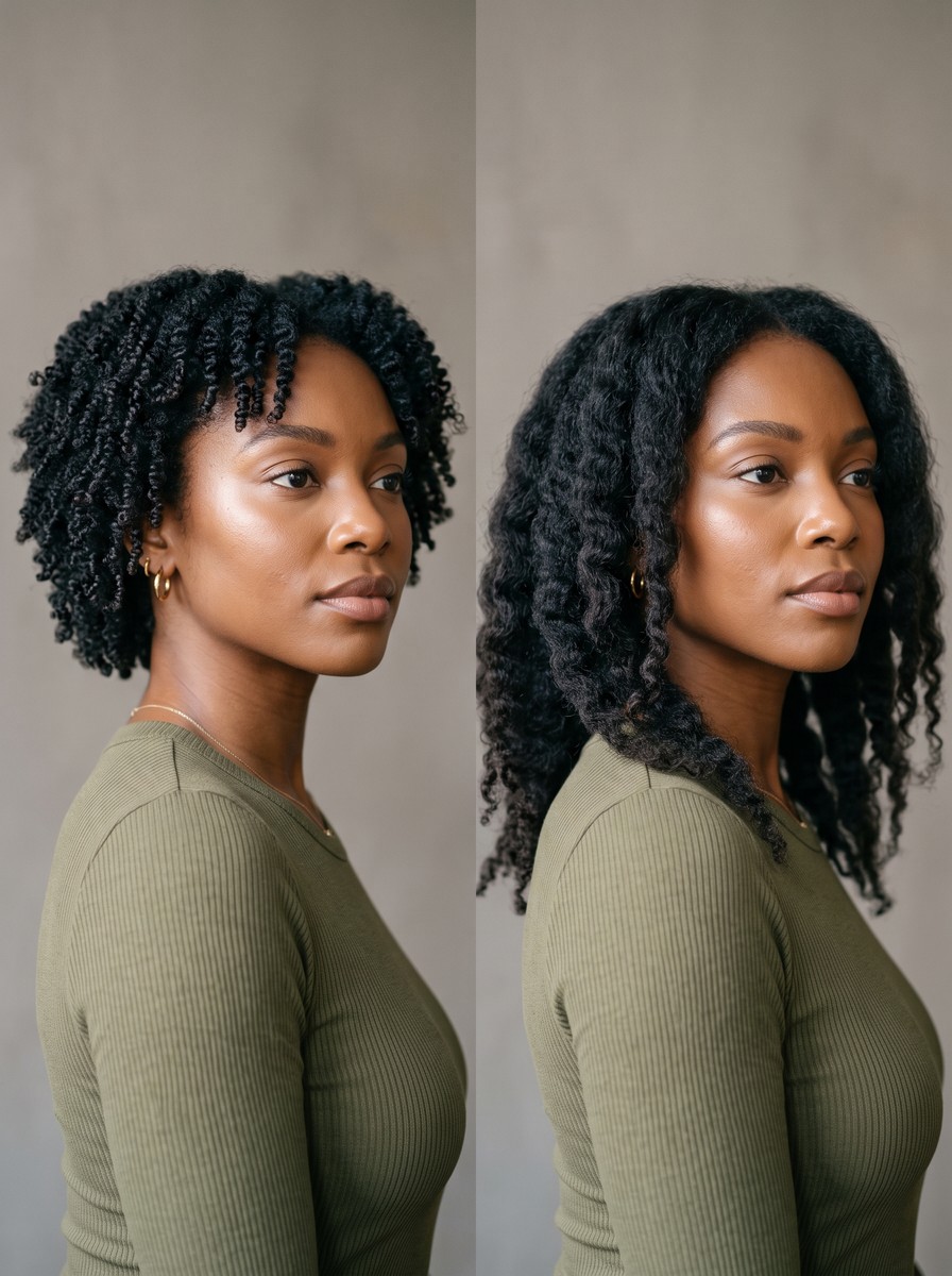 How to Stretch 4c Hair Without Heat: Banding, Twists, Bantu Knots and Threading Compared