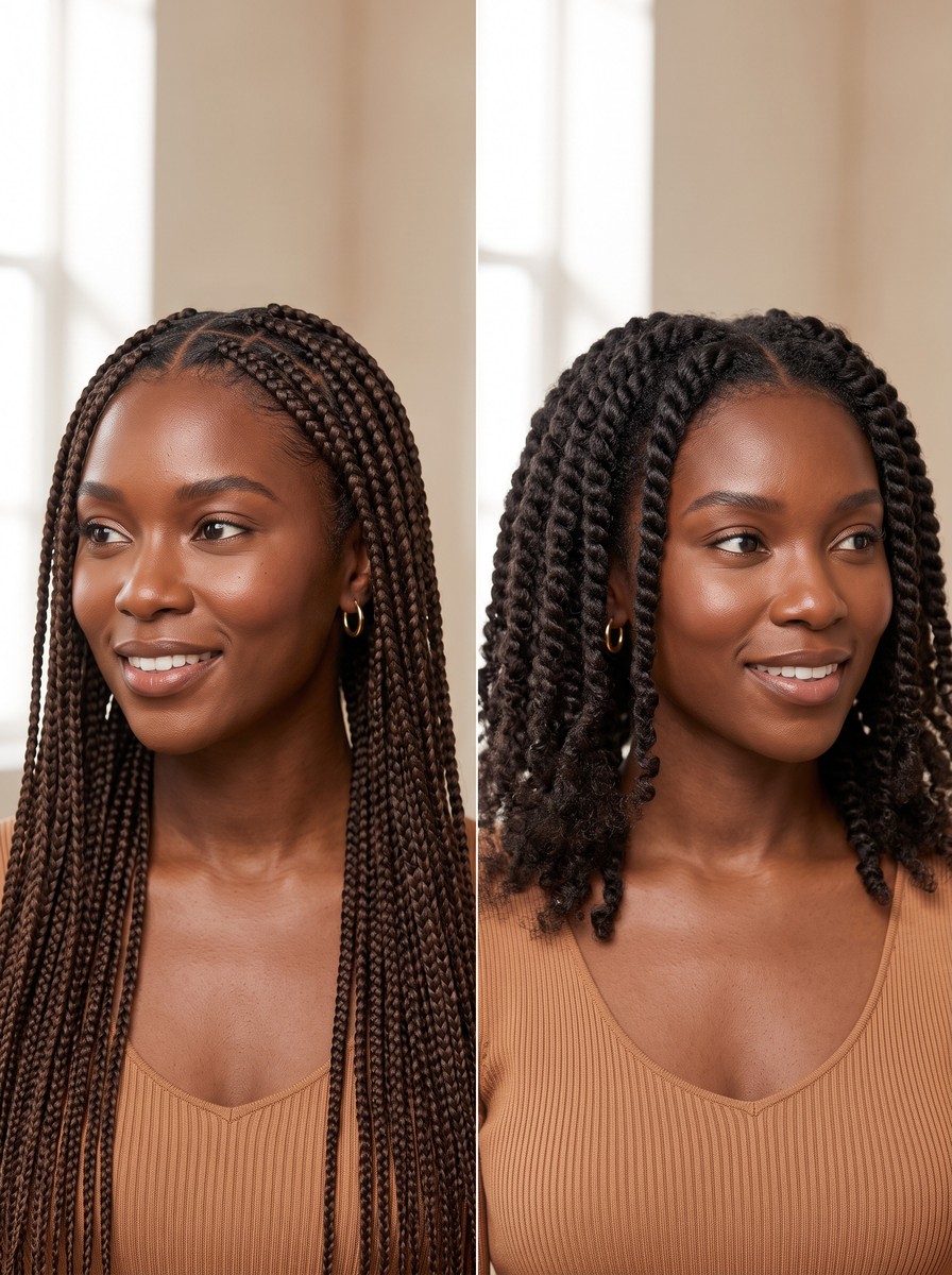 How to Take Down Knotless Braids Without Breakage, From the First Snip to Post-Takedown Care
