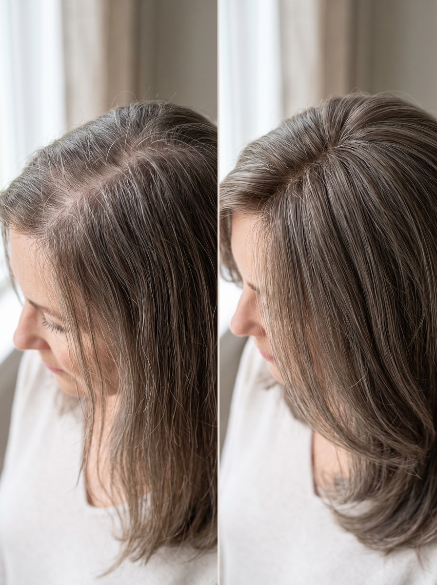 How to Use a Clip-In Hair Topper at Home for a Fuller Crown and a Seamless Part