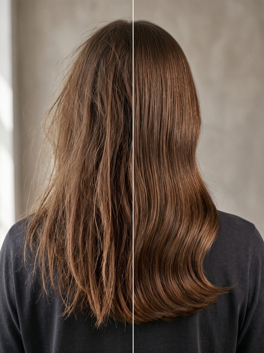 How to Use Heat Protectant at Home So It Actually Works, From Damp-Hair Coverage to the Right Iron Temperature