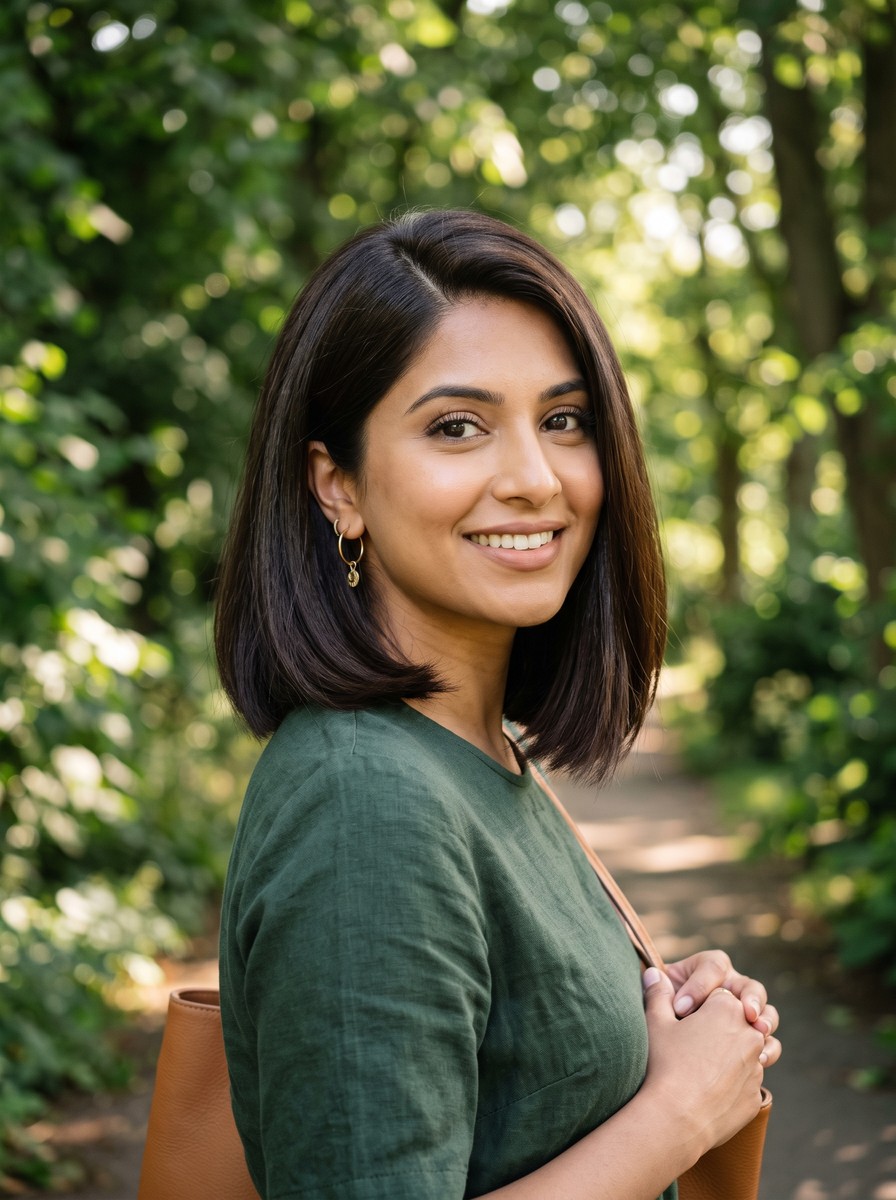 Weight-Removed Italian Bob for Thick Hair