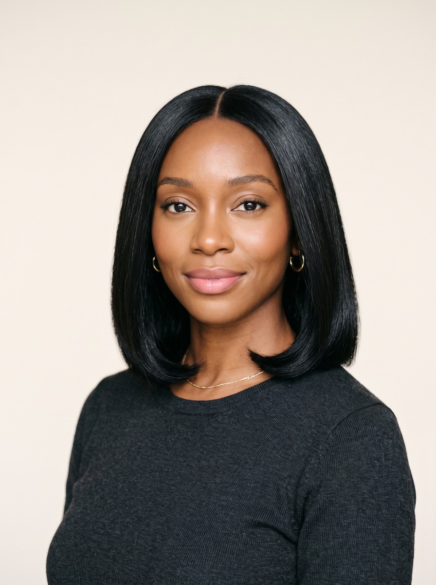Silk-Pressed Italian Bob