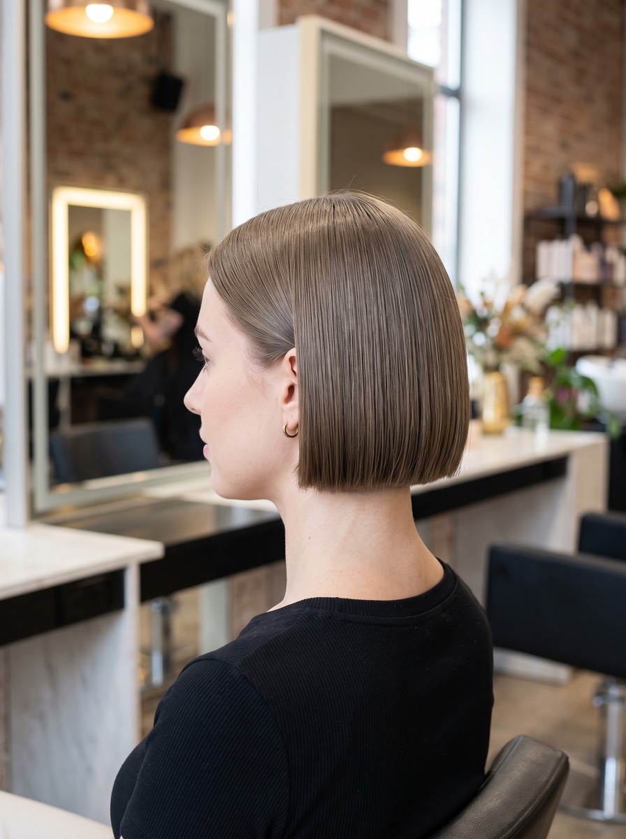 Tapered-Nape Japanese Bob