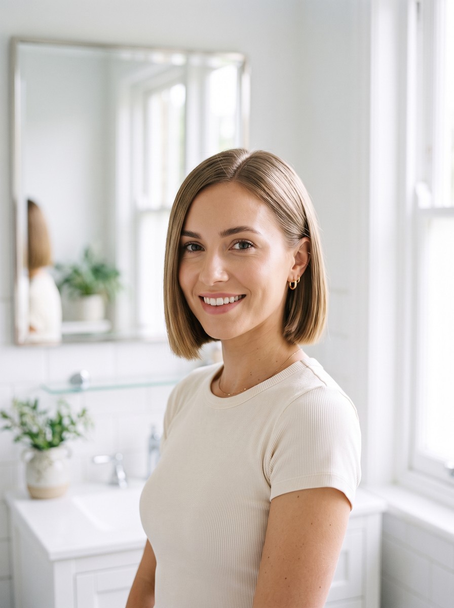 Invisible Internal-Layer Blunt Bob