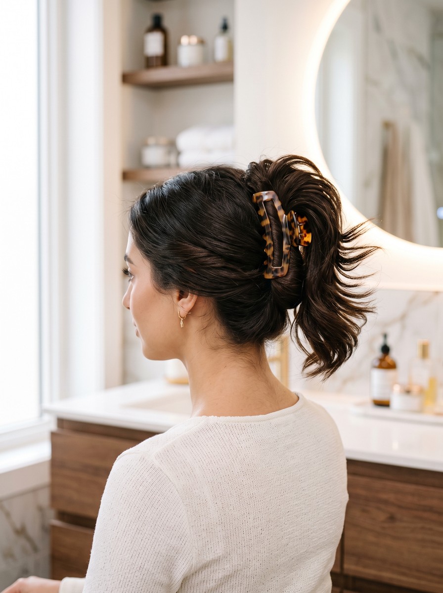 Jumbo Claw-Clip Ponytail