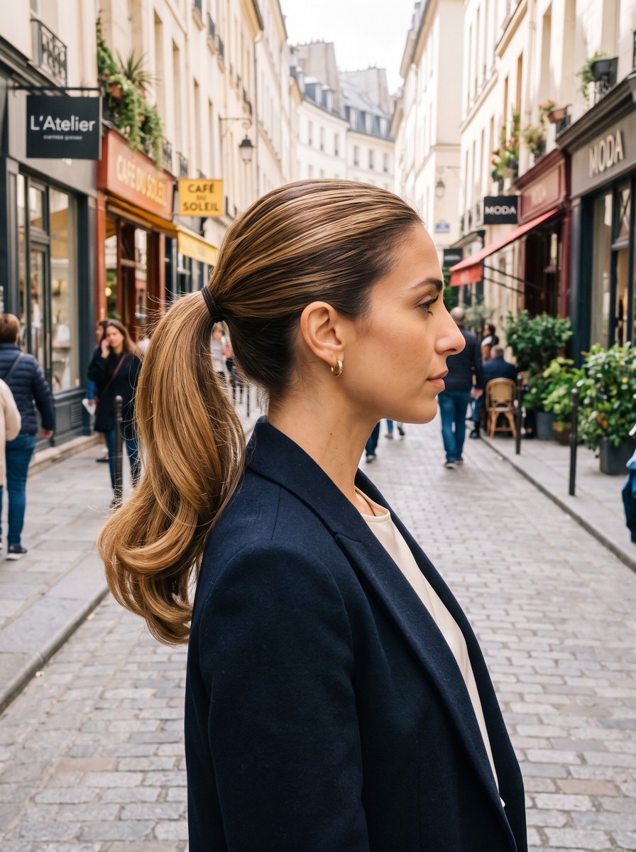 Bouncy Blowout Ponytail