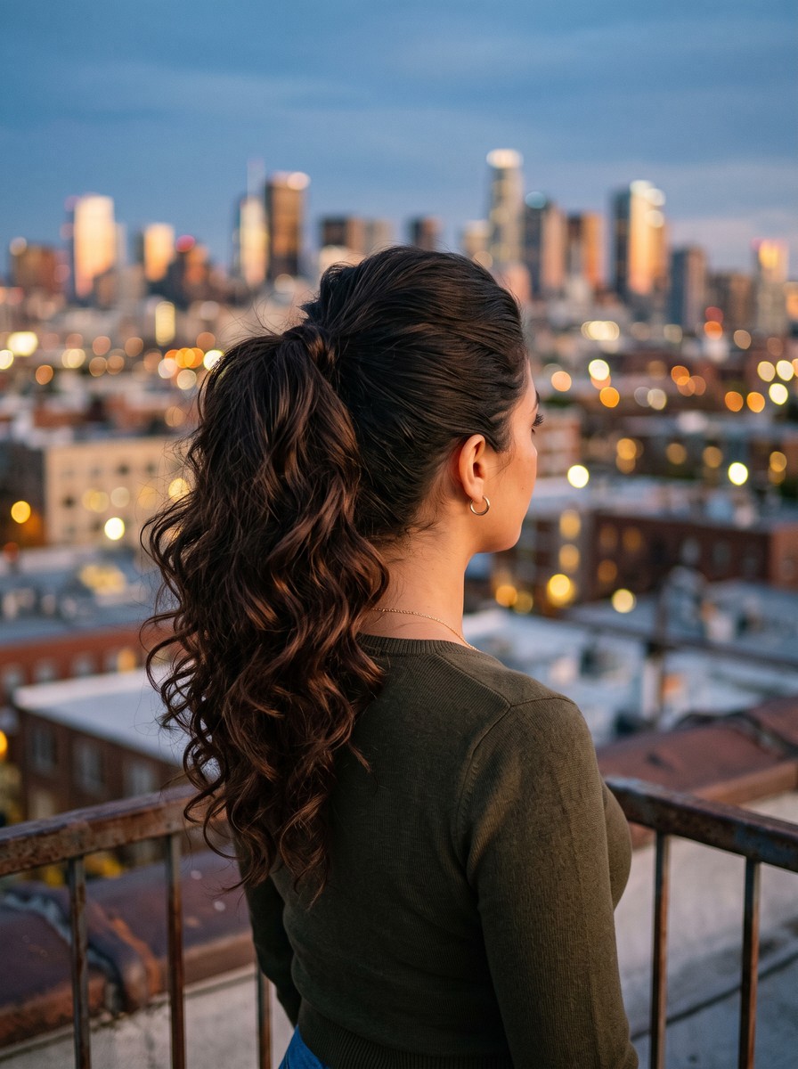 Stacked Double Ponytail