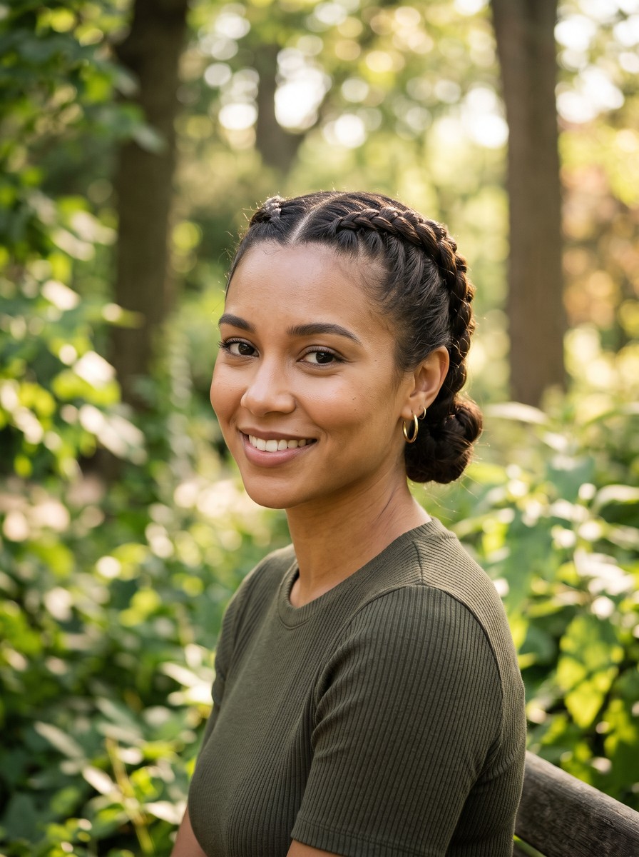 Twin Low Dutch Braids