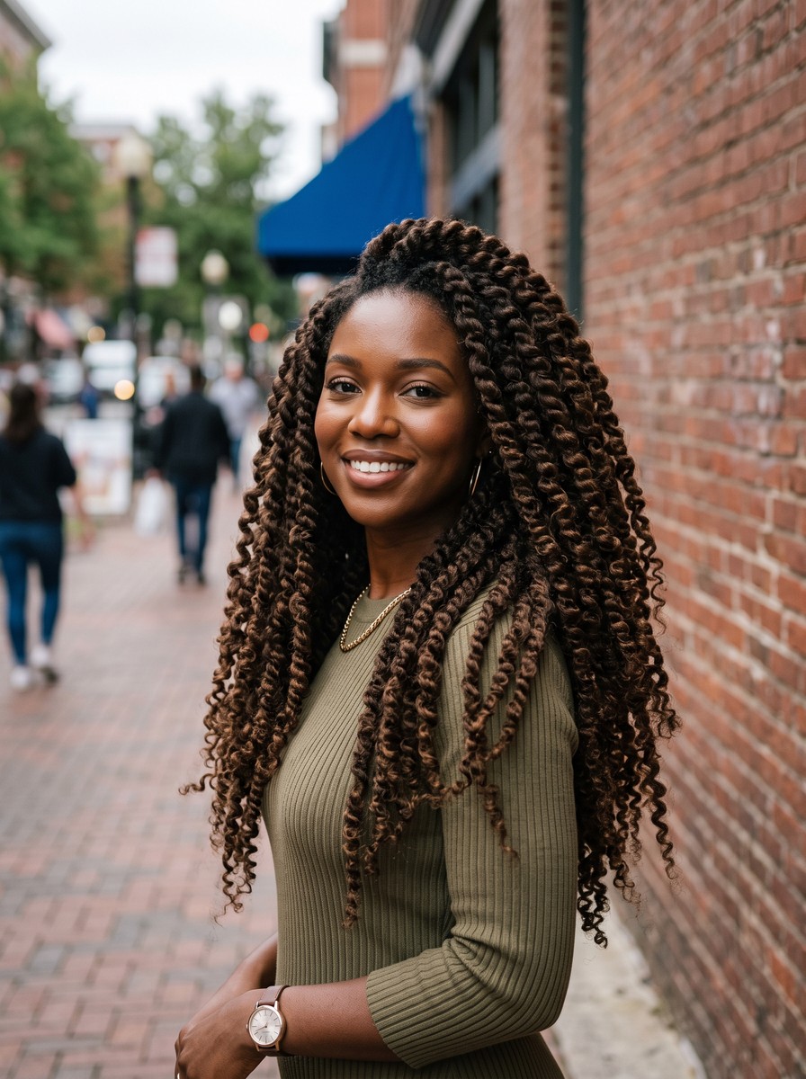 Banded Stretch Twist-Out