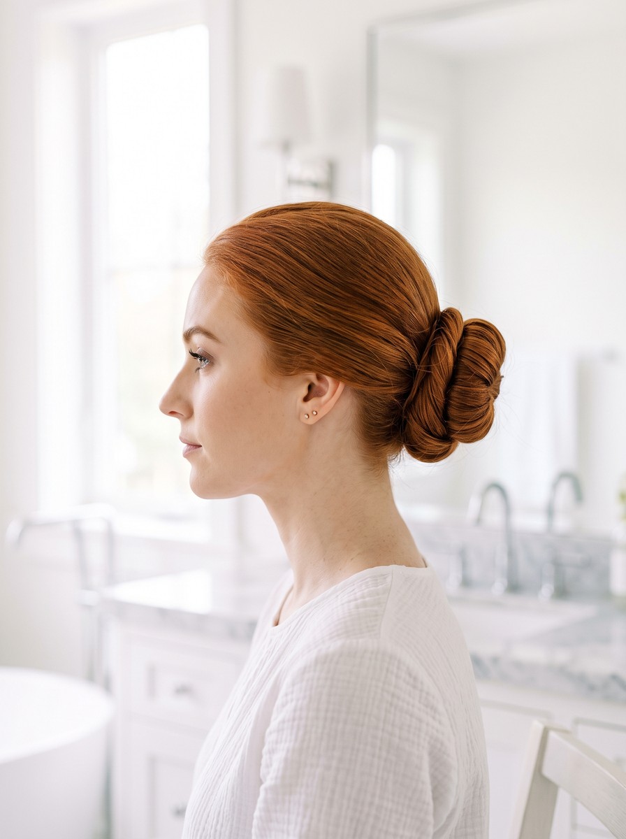 Split Spin-Pin Ballerina Bun