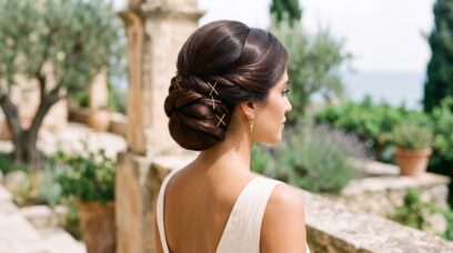 20 Slip-Proof Updo Ideas for Thick Hair, From Double French Twists to Braid-Wrapped Buns
