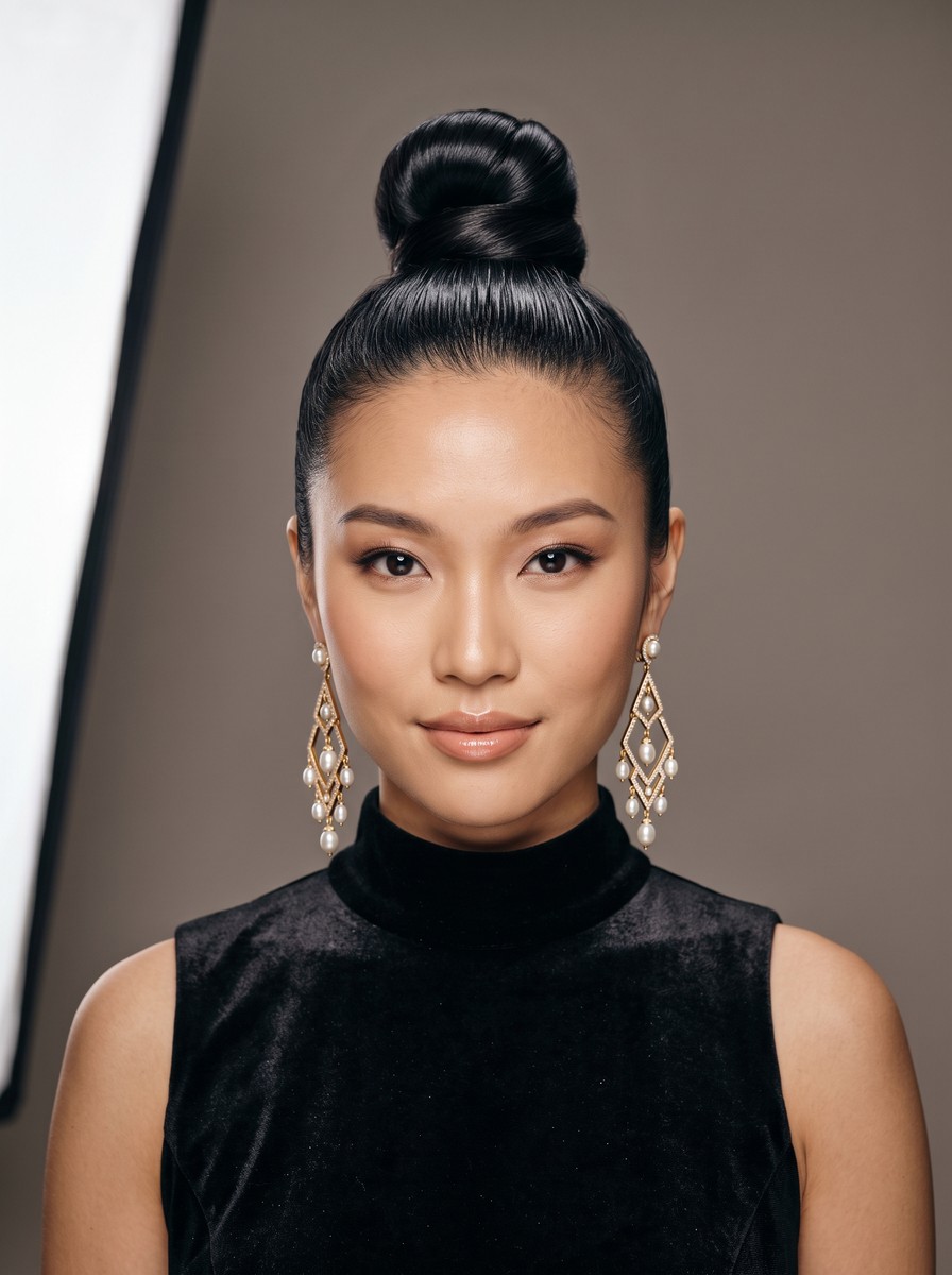 Sleek Ballerina Top Knot