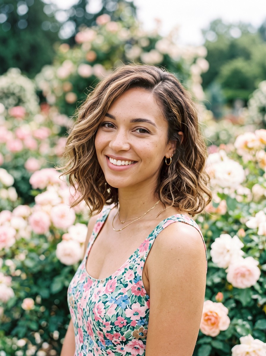 Deep-Side-Part Textured Waves on a Bob